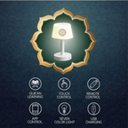 Quran Smart Touch Led Lamp Bluetooth Speaker with Remote