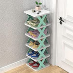 X-Shaped Shoe Rack