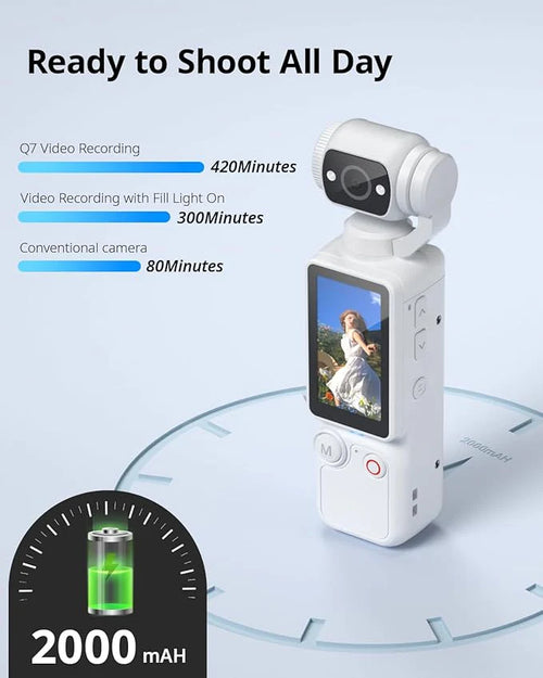 4K Ultra HD Handheld Gimbal Camera