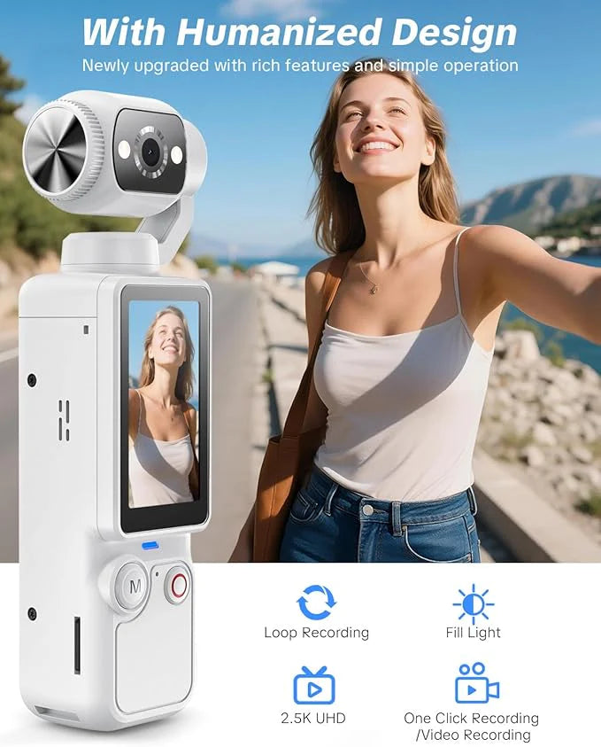 4K Ultra HD Handheld Gimbal Camera